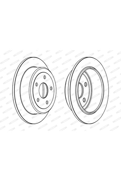 FERODO Brake Disc Jeep Wrangler 3/Wrangler 4