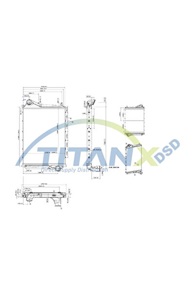 TitanX Intercooler Compresor Volvo Fm