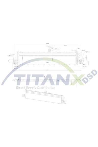 TitanX Radiator Racire Motor Volvo FH12/FH16