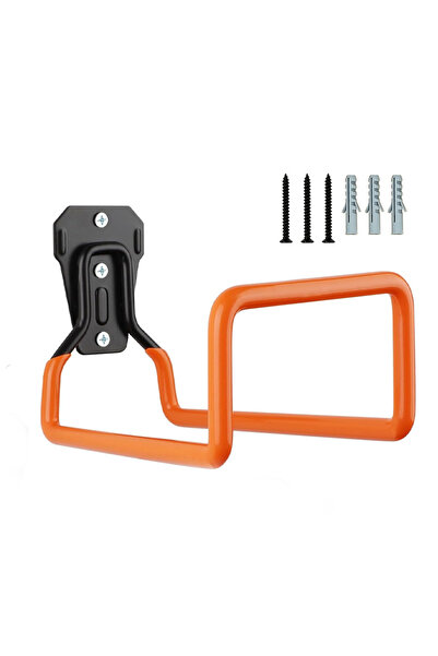 Leon Lifestyle خطاف تخزين جداري شديد التحمل للكراج برتقالي - علاقة معدنية قوي...