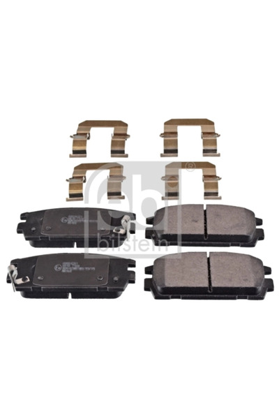 FEBI BILSTEIN Set Placute Frana Frana Disc Puntea Spate Hyundai Terracan