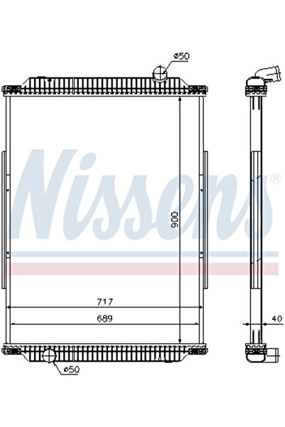 Nissens Radiator Racire Motor Renault Trucks Kerax