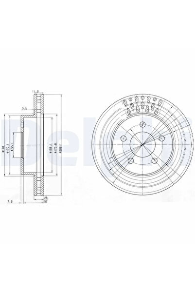 DELPHİ Disc Frana Jeep Cherokee