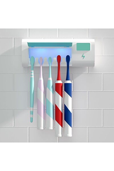 Arabest Toothbrush holder wall-mounted, suitable for bathroom, with lighting,...