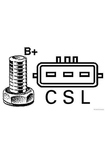 HERTH BUSS JAKOPARTS Generator / Alternator Infiniti Ex/Fx/M Nissan Navara NP...