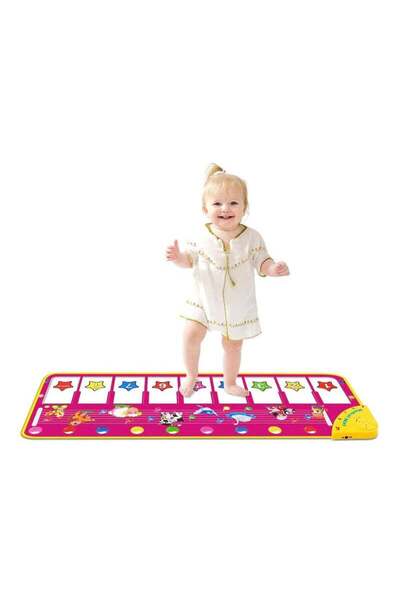 Arabest سجادة بيانو موسيقية، سجادة ألعاب لوحة مفاتيح موسيقية 39.5 بوصة، بطاني...