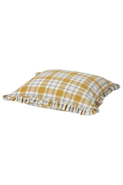 IKEA PARKOLVON Pillowcase, multicolor/check, 50 x 60 cm