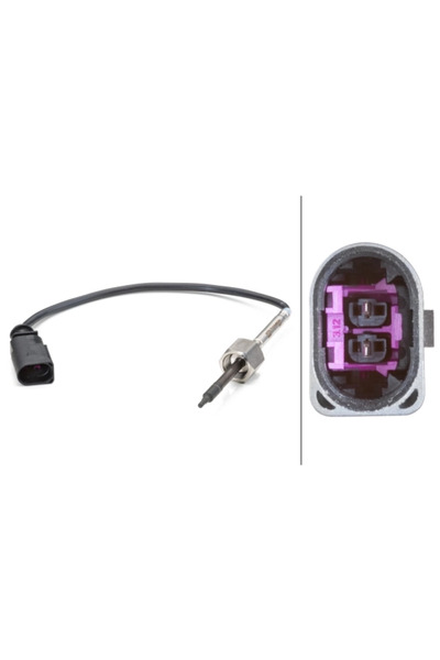 Hella Senzor Temperatura Gaze Evacuare Audi A2/A3 Vw Golf 5/Polo 4