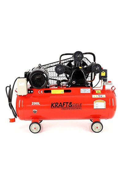 Kraft&dele Compresor de ulei, 200L, 3 pistoane, 400V, KD408,