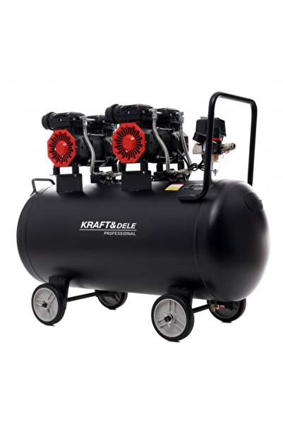 Kraft&dele Compresor fără ulei, Kraft&Dele, KD1387, 100 l, 2 x 1500W, 290 L/min