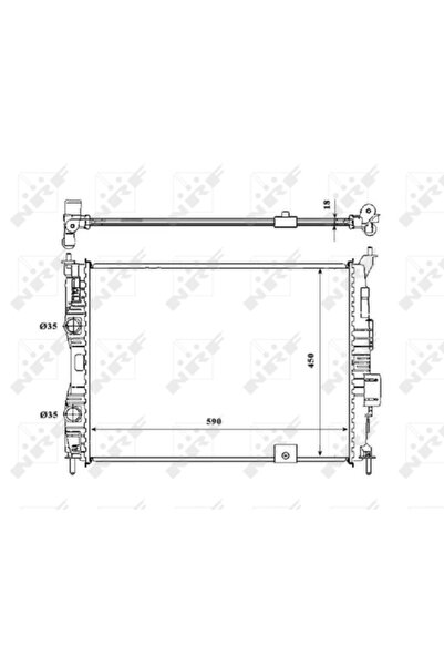 NRF Radiator Racire Motor Nissan Qashqai 1 2007-2013