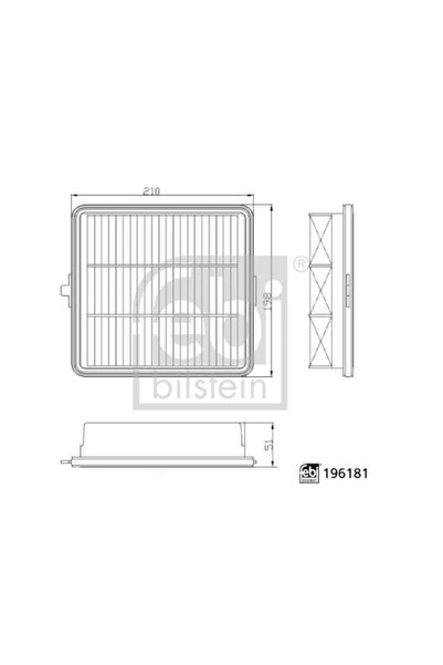 FEBI BILSTEIN Filtru Aer Hyundai Kona