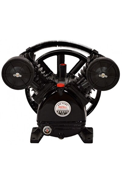 Kraft&dele KD1404 robust air compressor head, 4kW, 2 pistons