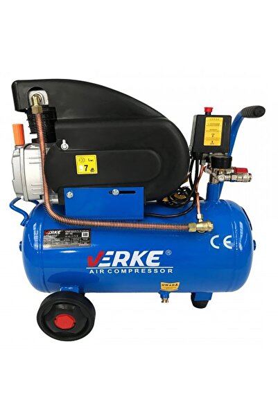 VERKE Compresor de aer, 24 L 230V, V81102,