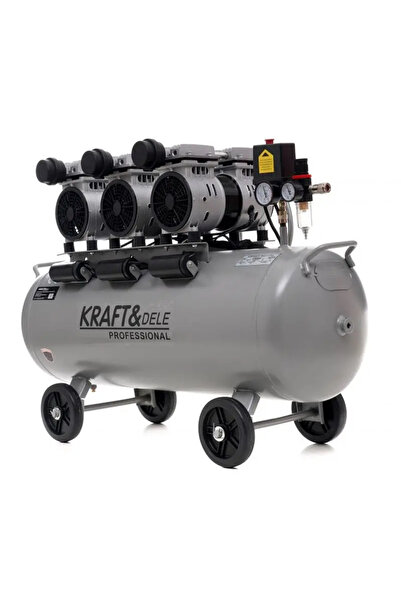 Kraft&dele Compresor de aer 100L fără ulei, KD1397, 3x1500W