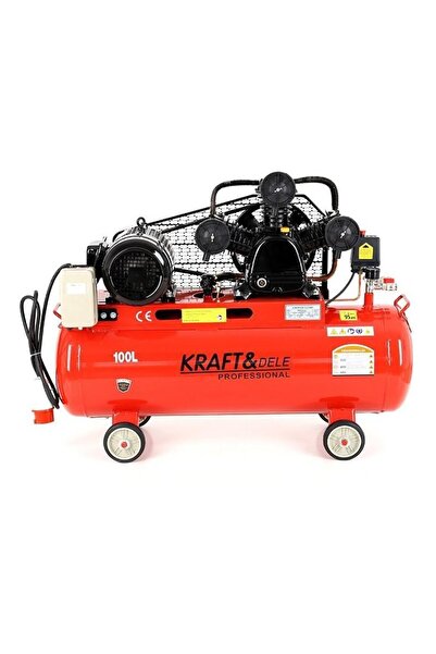 Kraft&dele Compresor de ulei, 100L, 3 pistoane, KD1477,