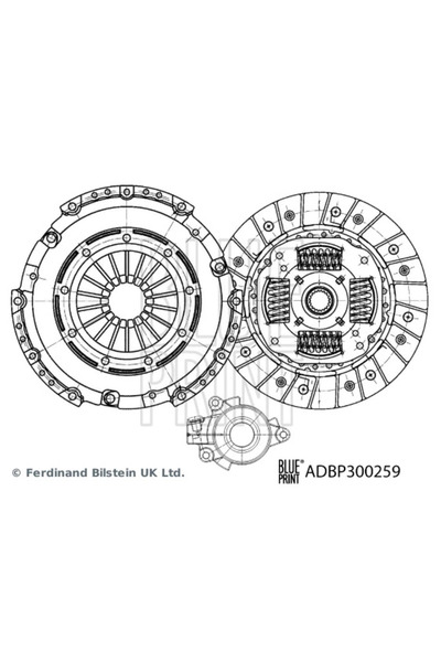 BLUE PRİNT Set Ambreiaj Suzuki SX4