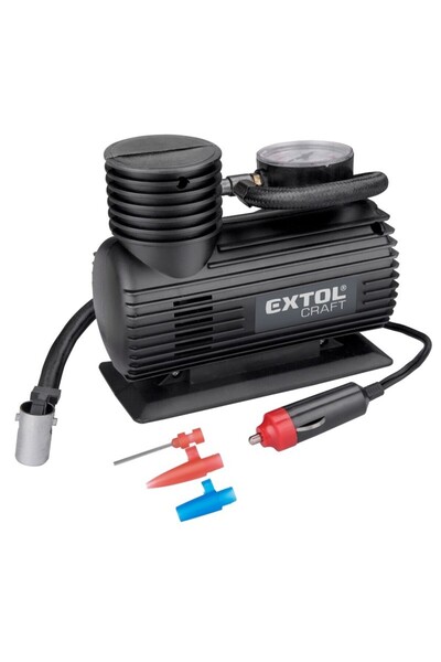 Extol Mini compresor de aer, Extol, portabil, 12 V, 250 PSI / 17 bar