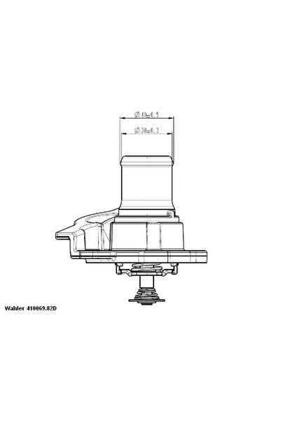 BorgWarner (Wahler) Termostat Lichid Racire Fiat Ducato Bus/Ducato Caroserie/...
