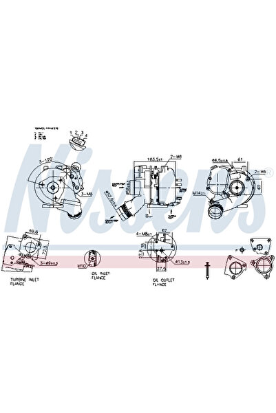 Nissens Compresor Sistem De Supraalimentare Audi A4 B7/A6 Allroad C6/A6 C6 Vw...