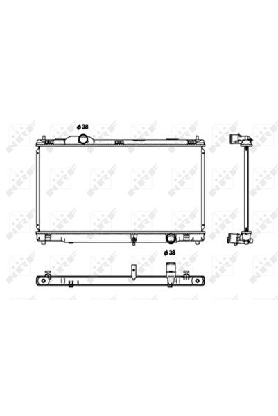 NRF Радиатор за охлаждане на двигателя Lexus Is 2/Is C
