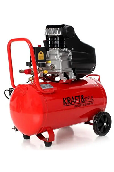 Kraft&dele Compresor de aer industrial 50 litri, KD401, 8 bar, 206 L/min, 3.8CP