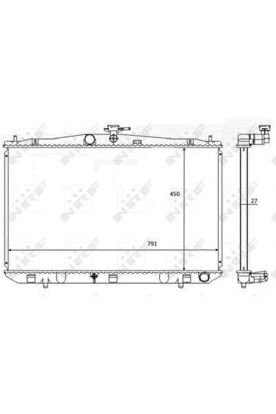 NRF Radiator Racire Motor Lexus Rx