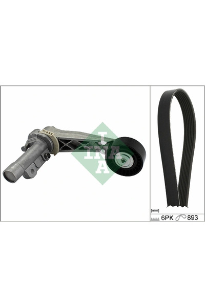 FAG Set Curea Transmisie Cu Caneluri Citroen DS4/DS5 Mini Mini