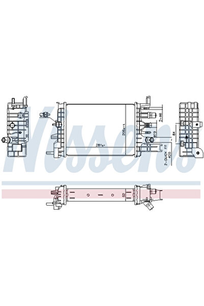 E-KRAFT Radiator Racire Motor Dacia Dokker Autoutilitara/Limuzina Spatioasa/D...