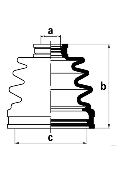 HERTH BUSS JAKOPARTS Ansamblu Burduf Articulatie Planetara Mitsubishi Colt 5/...