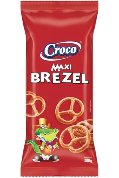 Croco BREZEL MAXI -BAG 300g (10.5 oz) – Extra Crispy Oven-Baked Twisted Pretz...