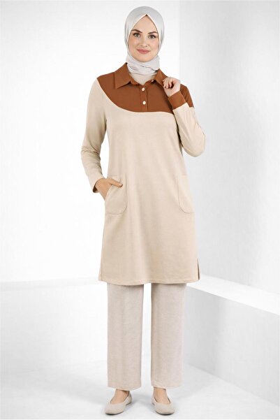 Alvina TWO COLOR TUNIC 44268