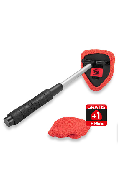 Heyner Curatitor Parbriz Premium Aluminiu Extensibil 33-50CM Cu Microfibra