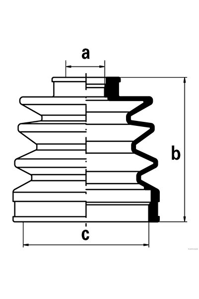 HERTH BUSS JAKOPARTS Ansamblu Burduf Articulatie Planetara Mazda 323 2/323 3 ...
