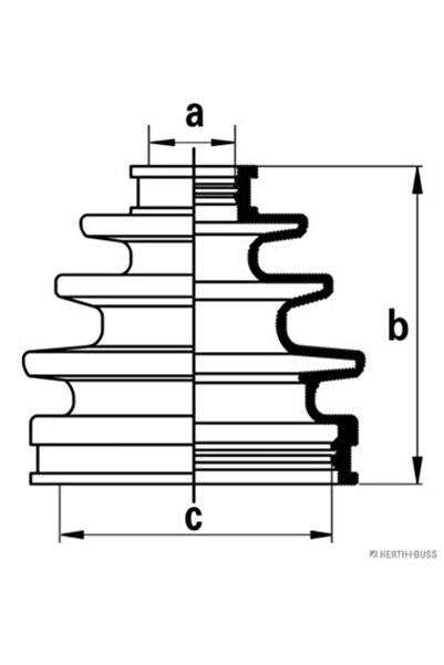 HERTH BUSS JAKOPARTS Ansamblu Burduf Articulatie Planetara Toyota Rav 4 2
