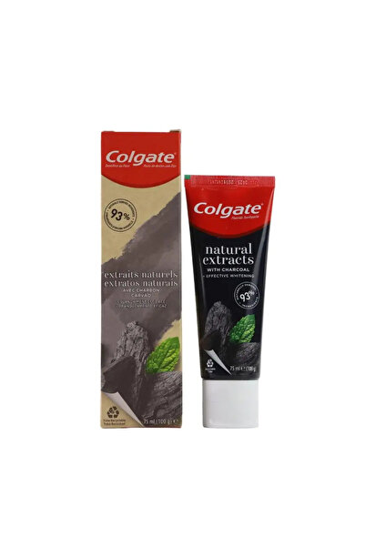 Colgate معجون أسنان بالفلورايد مع مستخلصات طبيعية وفحم - 75 مل