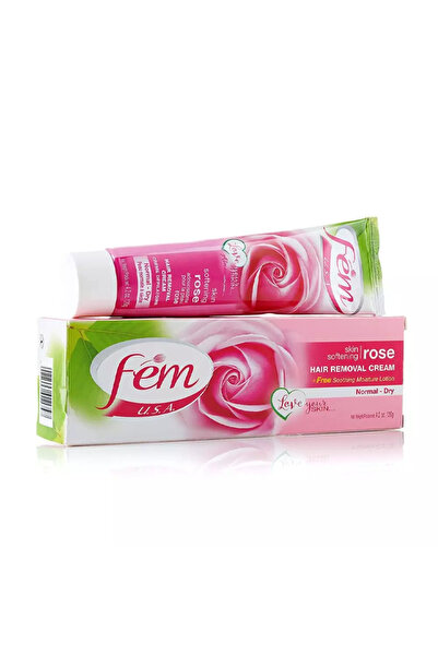 Fem USA Skin Softening Rose Fragranced Hair Removal Cream For Normal to Dry S...