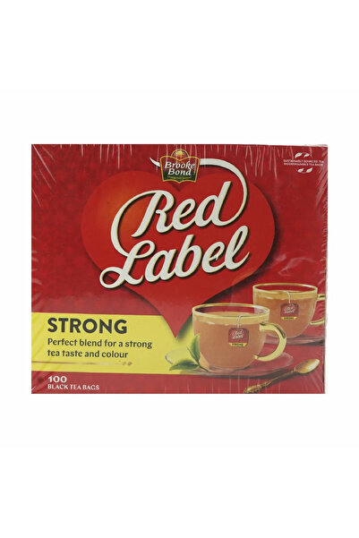 Brooke Bond Red Label Strong Tea, Black Tea- Pack of 100 Tea Bags