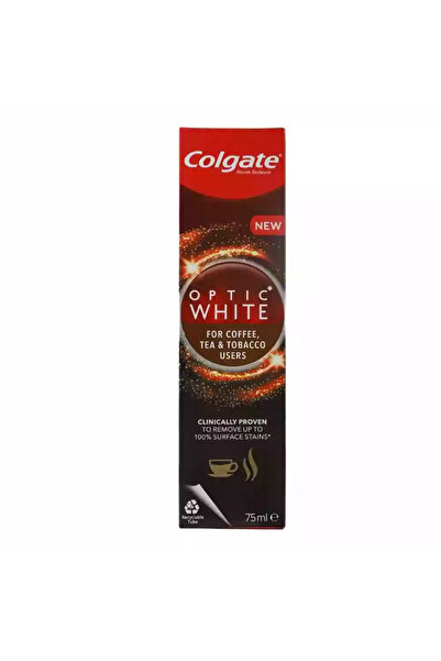 Colgate معجون أسنان أوبتيك وايت لمستخدمي القهوة والشاي والتبغ - 75 مل