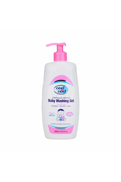 COOL & COOL جل غسيل للأطفال مع خلاصة الصبار وفيتامين هـ - 500 مل