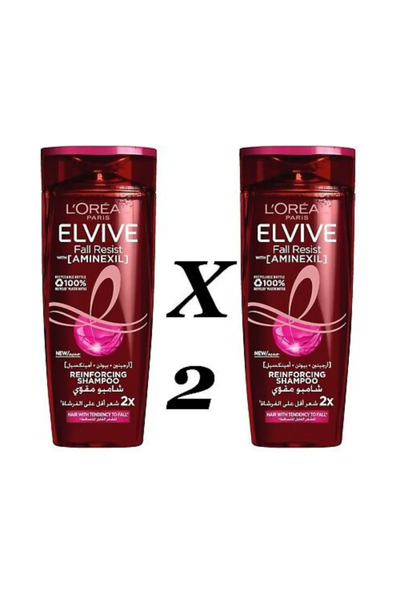 L'oreal Loreal Paris Elvive Fall Resist Reinforcing Shampoo- 2 X 400ml