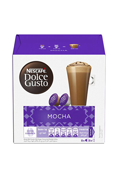 NESCAFÉ DOLCE GUSTO كبسولات قهوة نسكافيه دولتشي غوستو موكا مع الكاكاو والأرا...