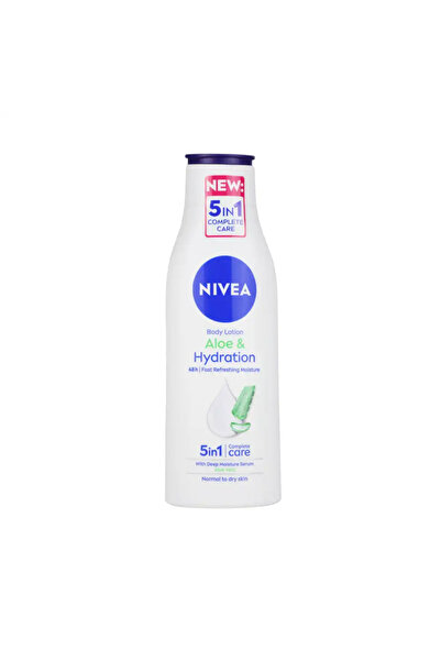 NIVEA Body lotion Aloe and Hydration with Complete Care for Normal to Dry Ski...