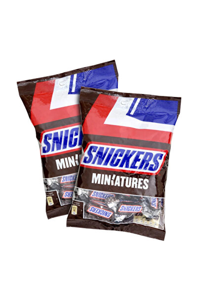 Snickers Peanut And Caramel Flavor Miniatures Chocolate- 2X150gms