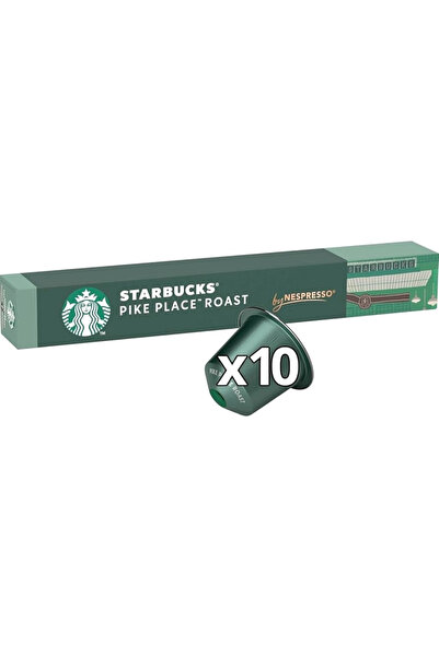 Starbucks Pike Place Roast Roasted Ground Coffee Capsule By Nespresso With In...