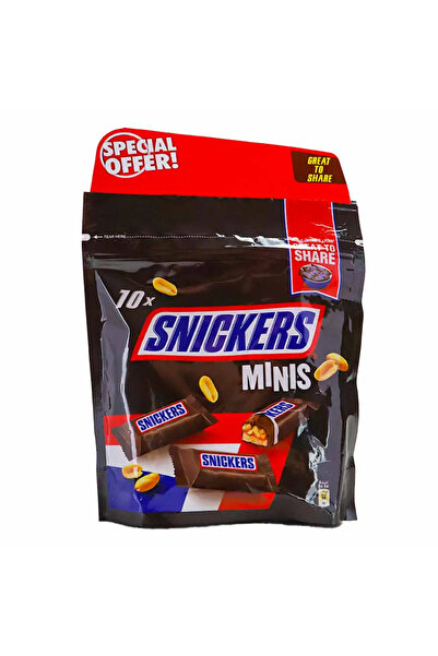 Snickers Minis Chocolate 2 x 180 gm, Pack of 2