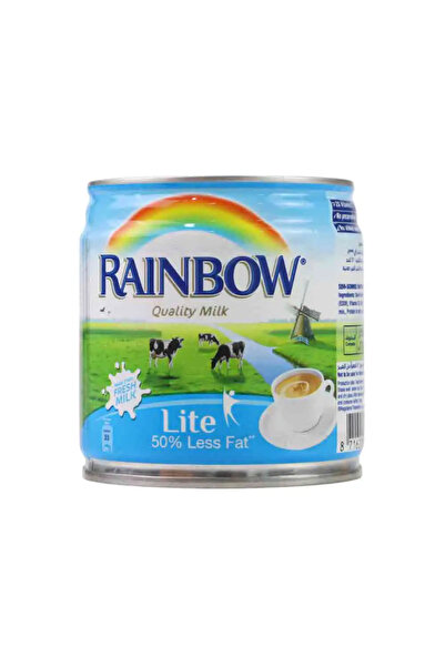 Rainbow Quality Milk, Fresh Milk Lite 50 Percent Less Fat- 158ml