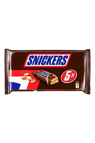 Snickers Peanut and Caramel Chocolate Bar- 5X45gms