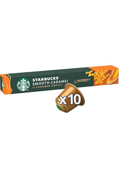 Starbucks كبسولات قهوة نسبريسو المطحونة المحمصة بنكهة الكراميل الناعمة، بتركي...