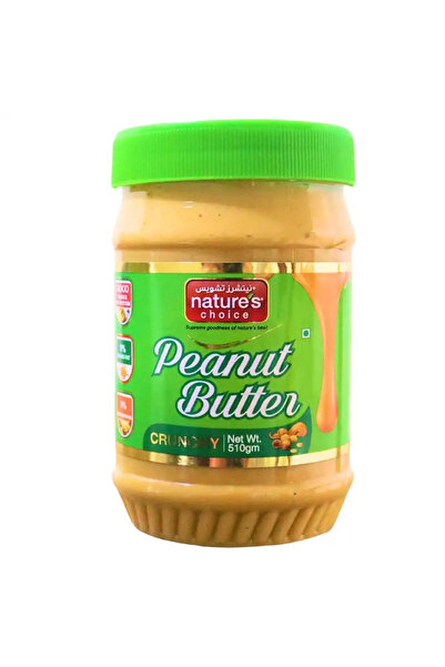 Natures Choice Peanut Butter Crunchy With Fully Hydrogenated Soybean Oil- 510gms